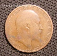名称：英国“大便士”1906年-爱德华七世
分类：其他国铜币
       → 英国铜币