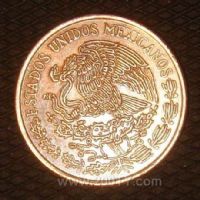 名称：墨西哥20分硬币
分类：其他国铜币
       → 墨西哥硬币
